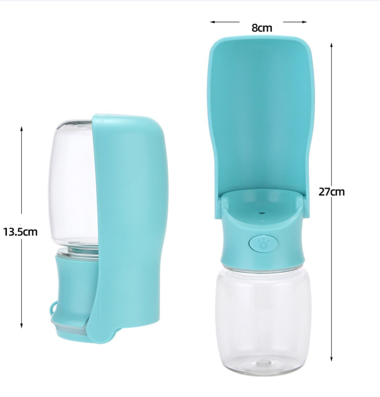 Foldable Dog Water Bottle & Travel Dispenser — 350ml / 550ml
