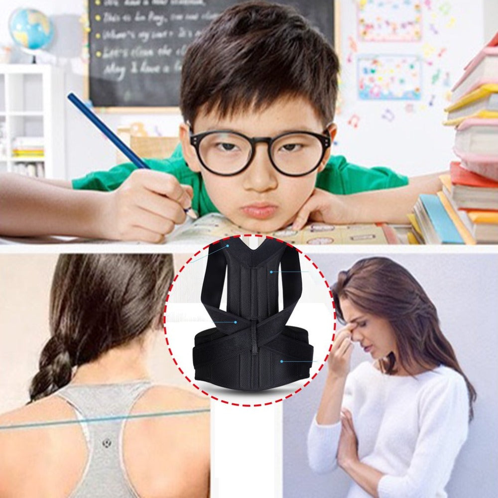 Posture Corrector — Adjustable Back Brace for Men & Women