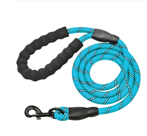 Reflective Nylon Dog Leash — For Small, Medium & Large Dogs