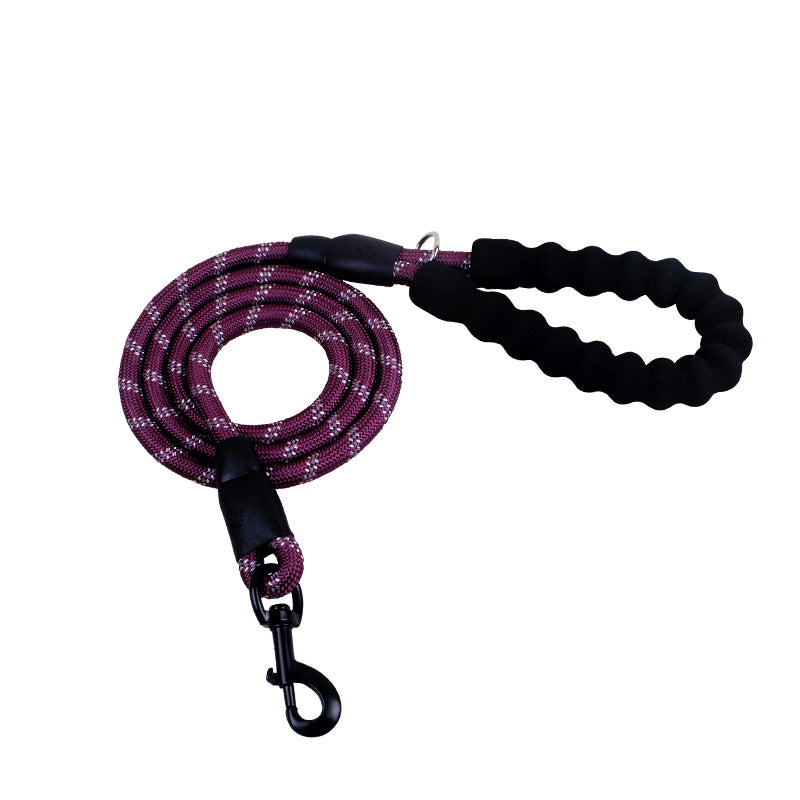 Reflective Nylon Dog Leash — For Small, Medium & Large Dogs