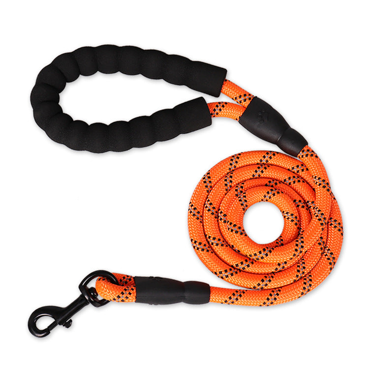Reflective Nylon Dog Leash — For Small, Medium & Large Dogs