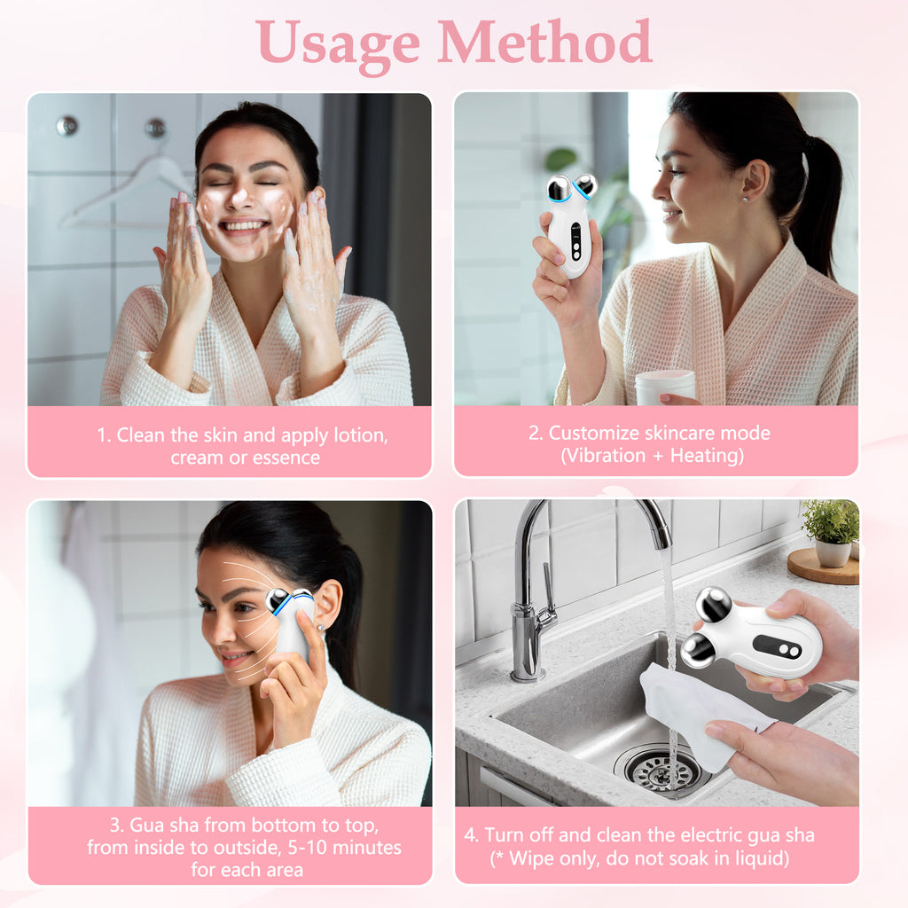 Microcurrent Facial Device — Anti-Aging Skin Toning Tool