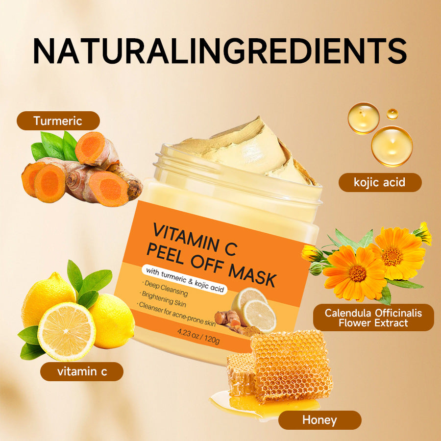 Ginger Kojic Acid Turmeric & Vitamin C Brightening Mask