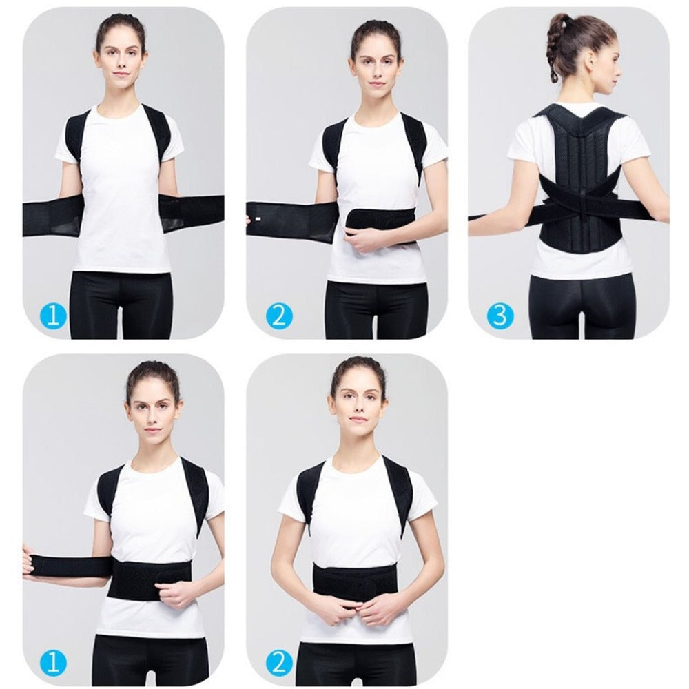 Posture Corrector — Adjustable Back Brace for Men & Women