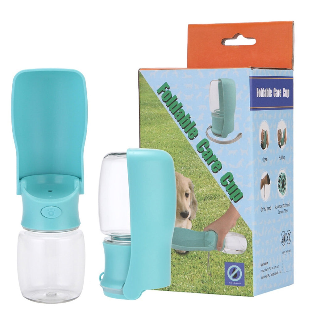 Foldable Dog Water Bottle & Travel Dispenser — 350ml / 550ml
