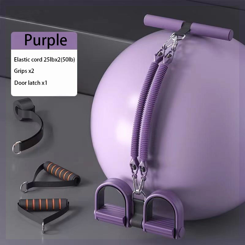 Resistance Bands Set with Foot Pedals & Handles — Home Gym Training