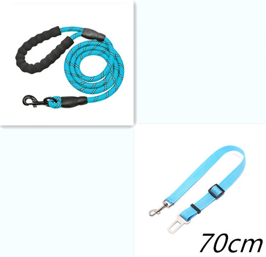 Reflective Nylon Dog Leash — For Small, Medium & Large Dogs