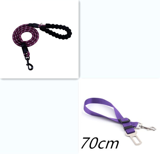 Reflective Nylon Dog Leash — For Small, Medium & Large Dogs
