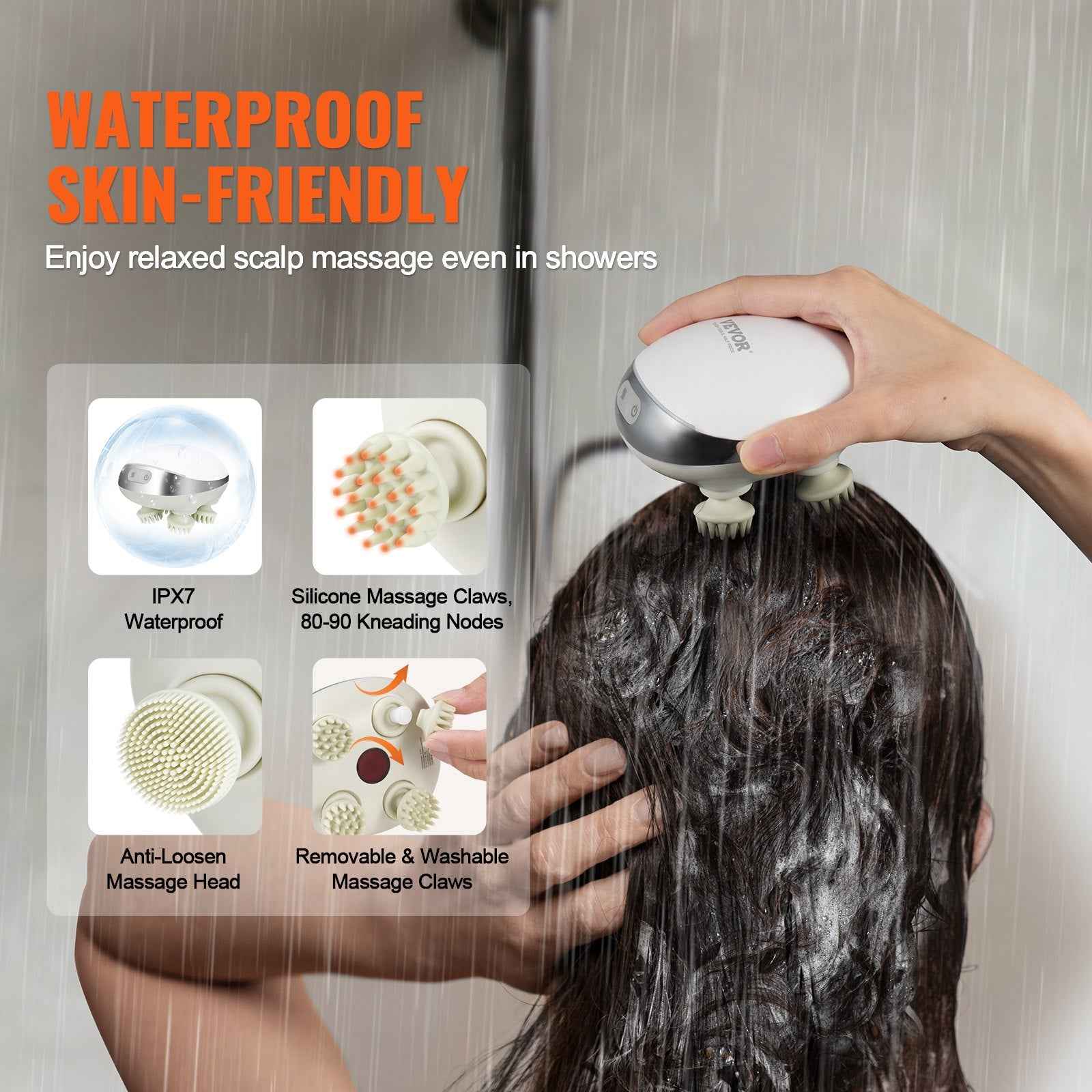 Heated Scalp Massager - Health and wellness