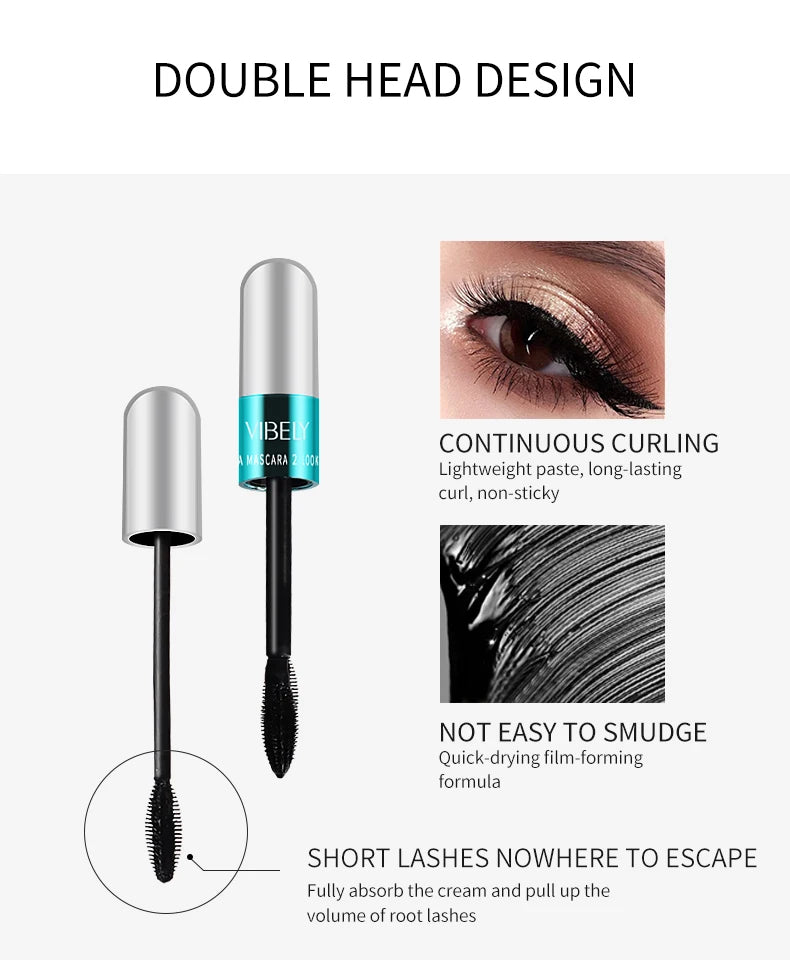 4D Silk Fiber Mascara — Waterproof Volumizing & Lengthening