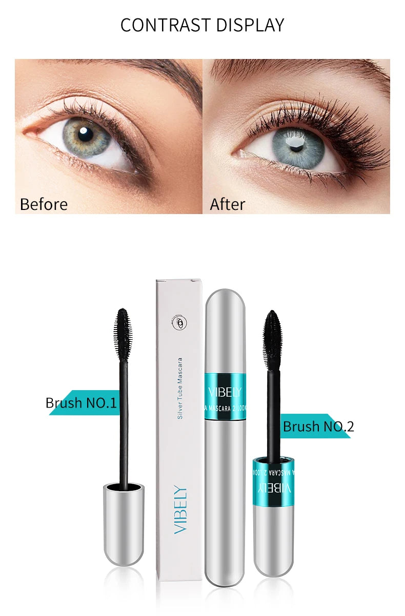 4D Silk Fiber Mascara — Waterproof Volumizing & Lengthening