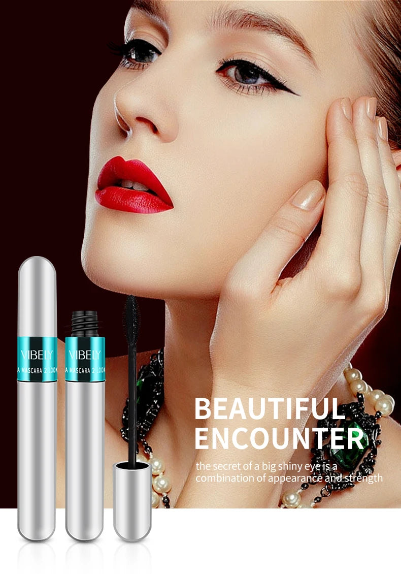 4D Silk Fiber Mascara — Waterproof Volumizing & Lengthening