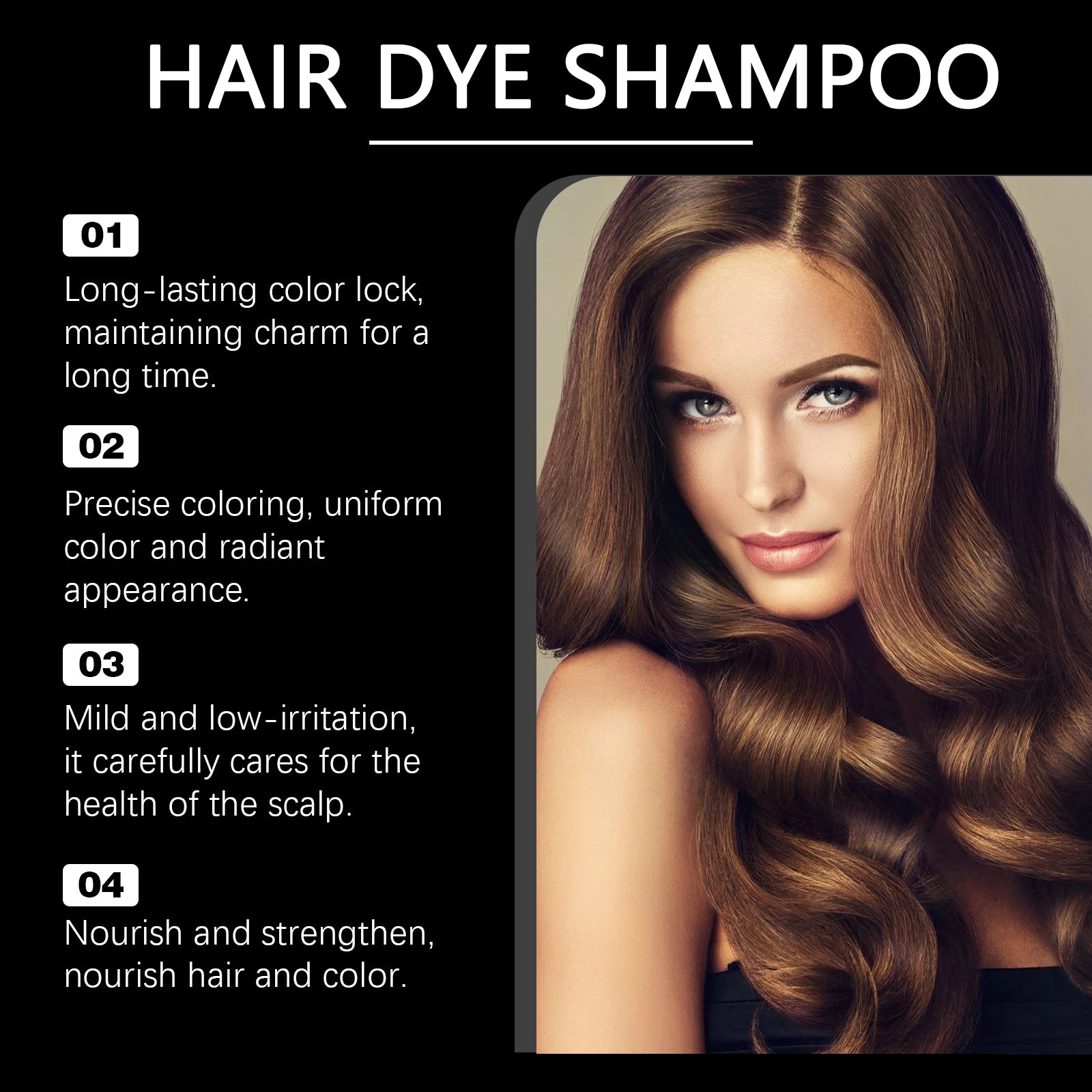 Hair Care Shampoo Series DIY Trendy Bright Long-Lasting Color Gentle Hair Nourishing and Smooth