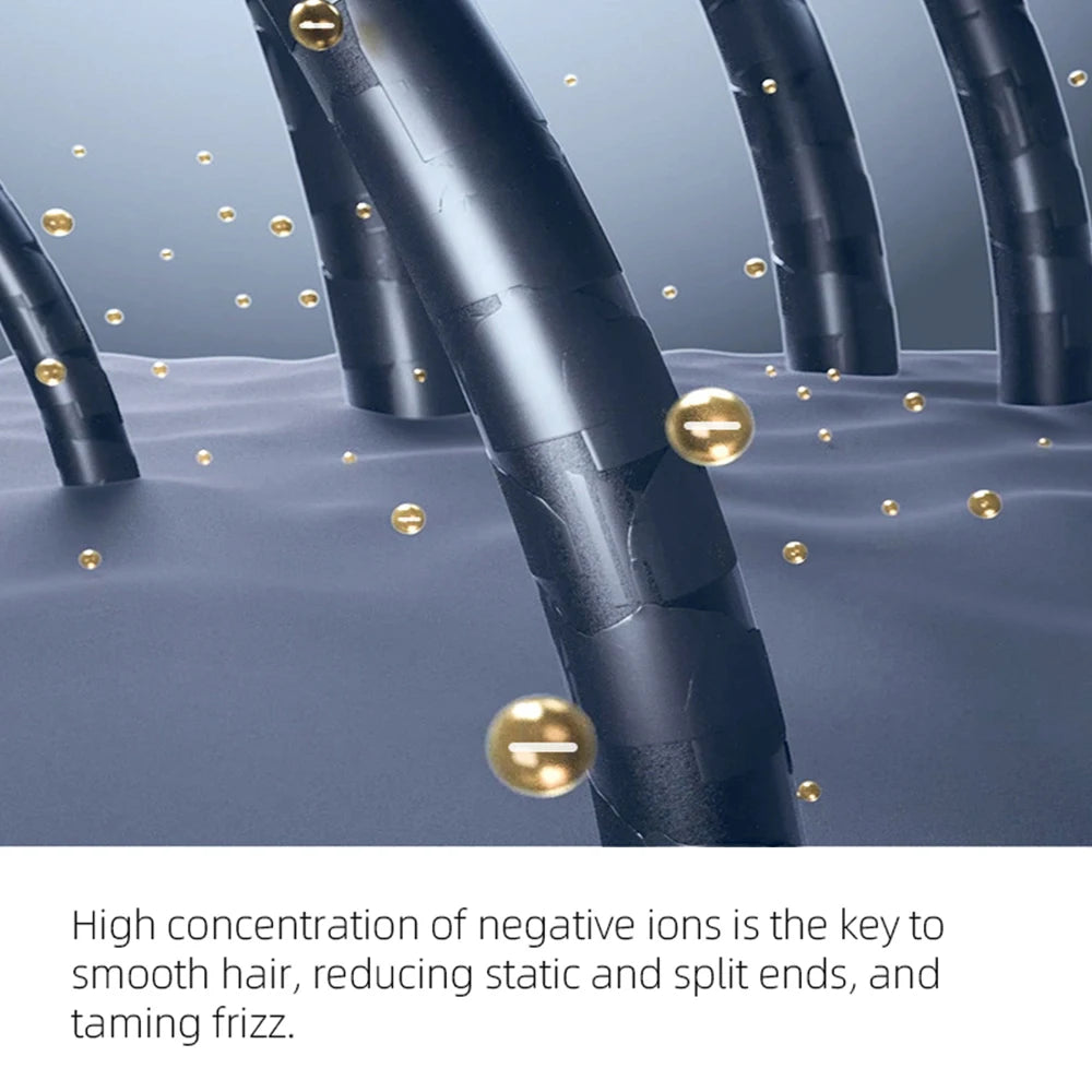 Cordless Hair Straightener Brush — Negative Ion Ceramic Heating Comb for Smooth, Frizz-Free Hair