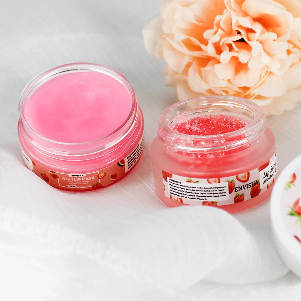 ENVISHA Beauty Health Exfoliating Lip Mask Skin Care Sleep Hydrated Maintenance Lip Scrub Cream Anti Drying Nourish Protect