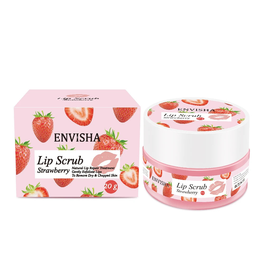 ENVISHA Beauty Health Exfoliating Lip Mask Skin Care Sleep Hydrated Maintenance Lip Scrub Cream Anti Drying Nourish Protect