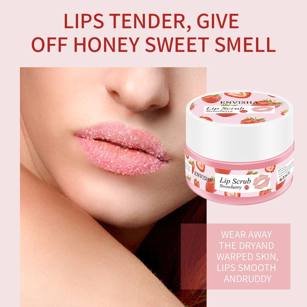 ENVISHA Beauty Health Exfoliating Lip Mask Skin Care Sleep Hydrated Maintenance Lip Scrub Cream Anti Drying Nourish Protect