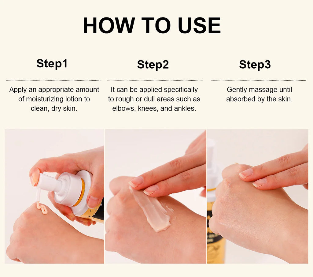 LKIAE Ultra Collagen and Glutathione Whitening Body Lotion, Deeply Moisturizing, Smooth, Soften Skin, Improve Rough Skin Cream