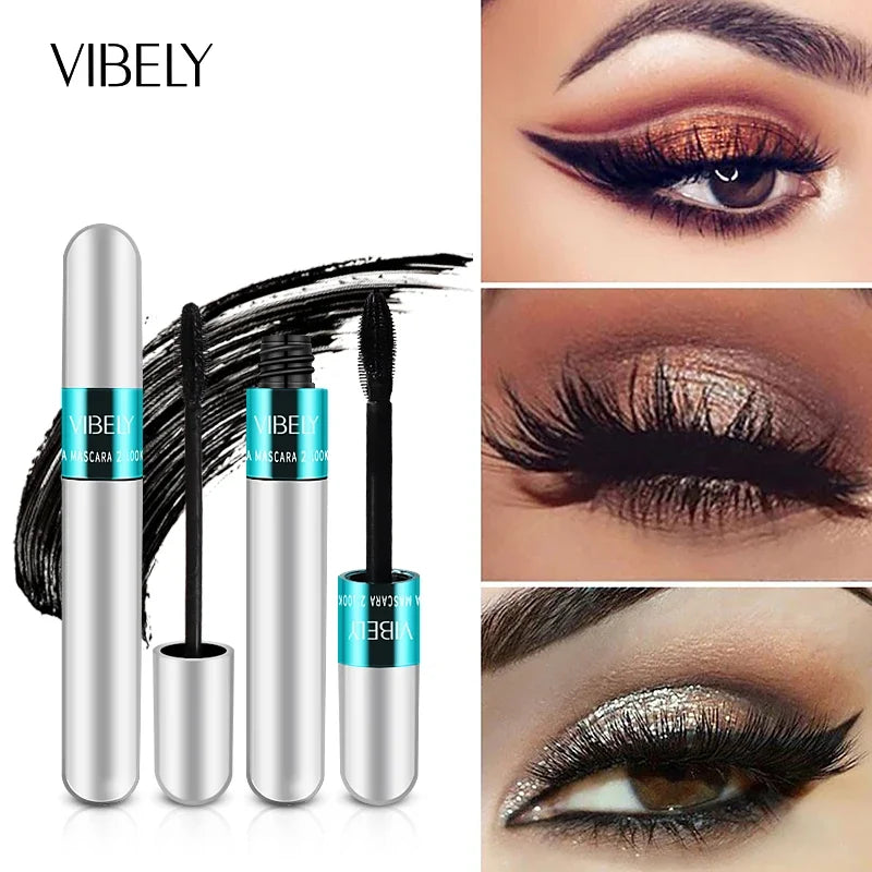 4D Silk Fiber Mascara — Waterproof Volumizing & Lengthening