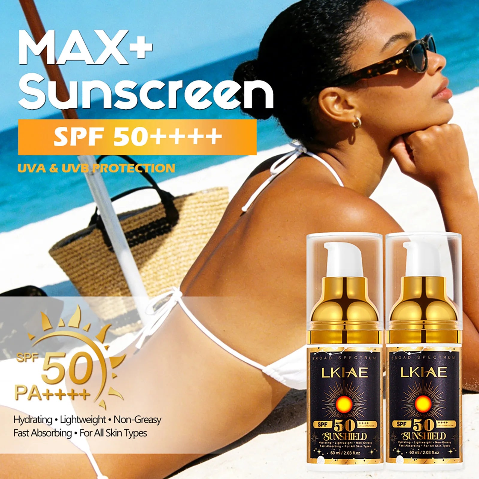 LKIAE Ultra Glutathione and Collagen Lighten Set, Moisturizer, Reduce Dark Spots, Improve Roughness, Leaving Skin Soft, Smooth