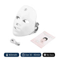 Rechargeable Facial LED Mask — 7 Colors LED Photon Therapy for Skin Rejuvenation & Anti-Aging