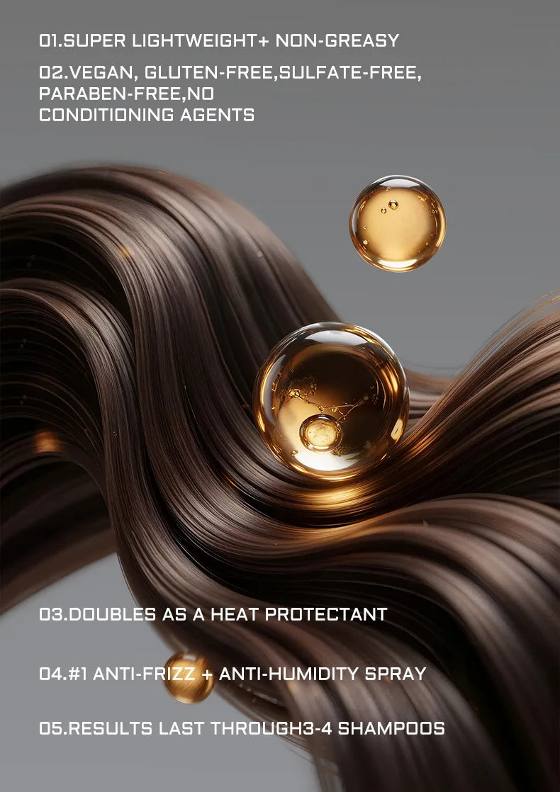 Hair Oil Spray Nourishing Conditioning Oil Deeply Moisturizing Hair Curly Spray Gift Women Hair Care Serum