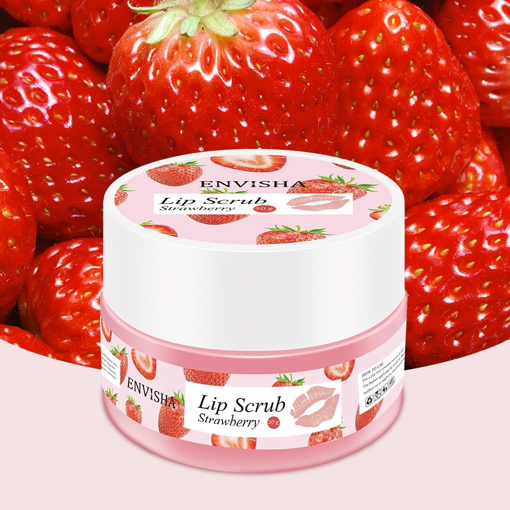ENVISHA Beauty Health Exfoliating Lip Mask Skin Care Sleep Hydrated Maintenance Lip Scrub Cream Anti Drying Nourish Protect