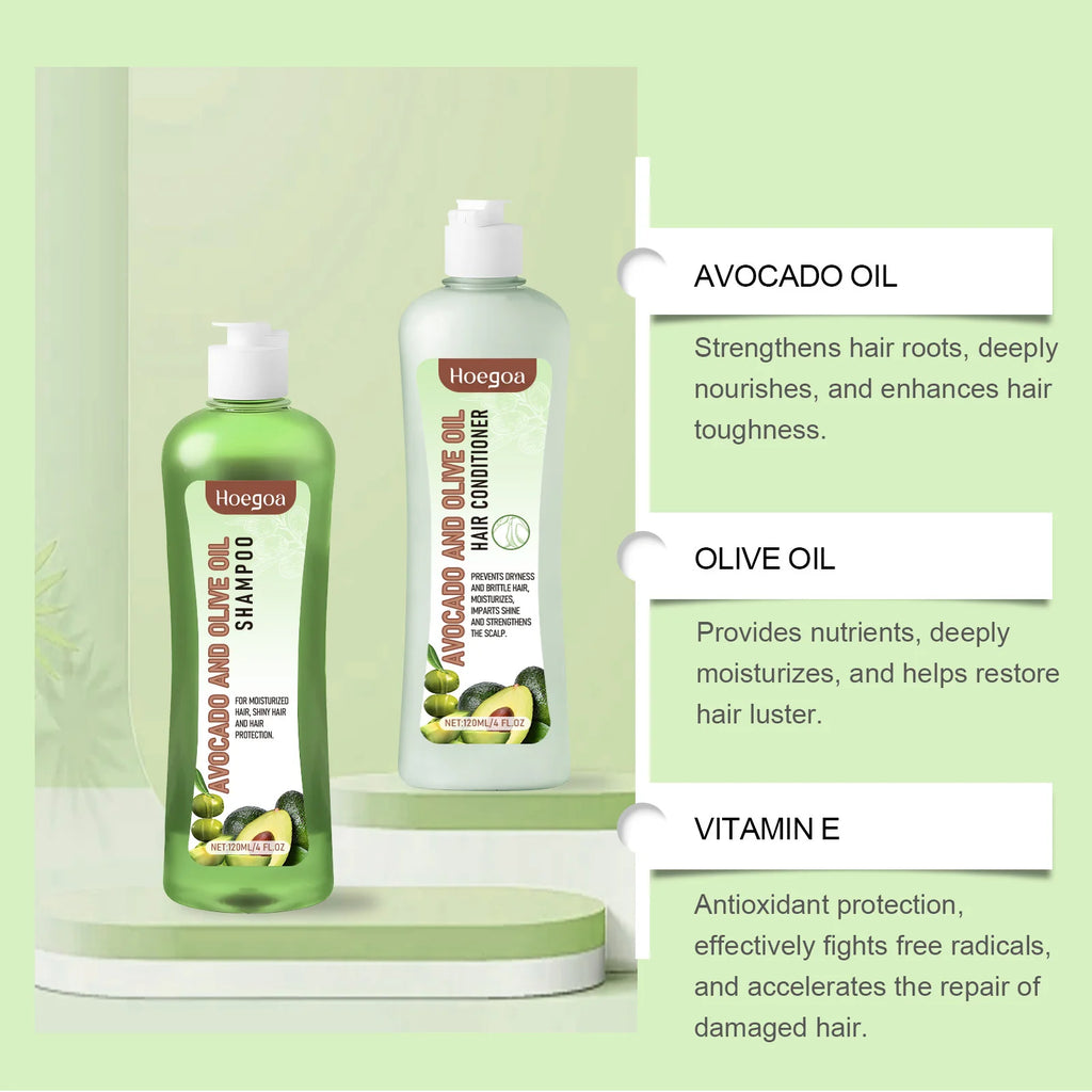 Hair Growth Shampoo Conditioner Set Repairing Strengthen Root Deep Nourish Anti Frizzy Dry Hair Oil Control Smoothing Hair Care