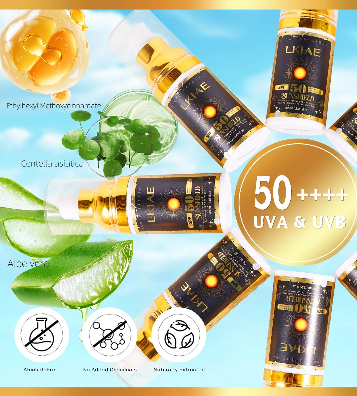 LKIAE Ultra Glutathione and Collagen Lighten Set, Moisturizer, Reduce Dark Spots, Improve Roughness, Leaving Skin Soft, Smooth