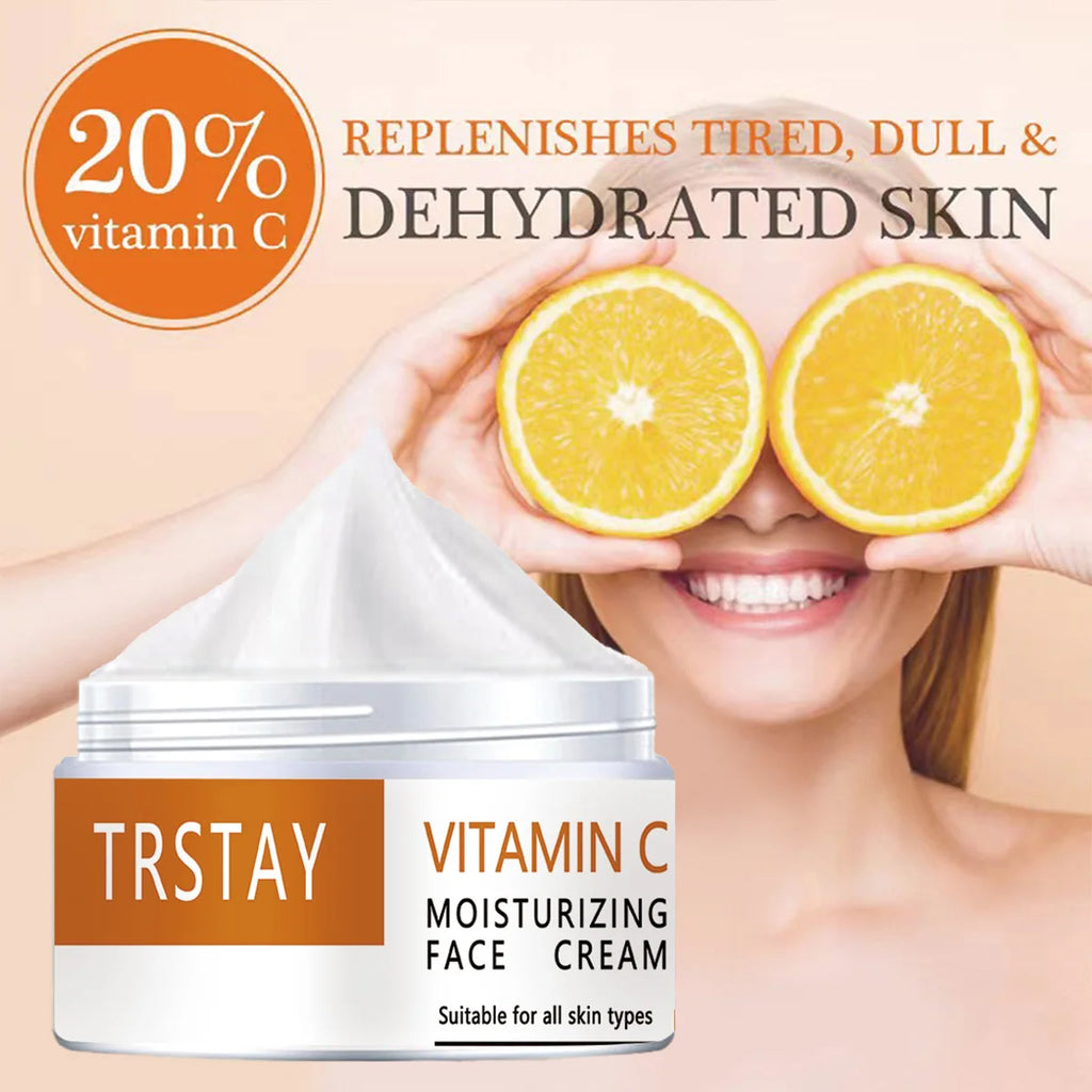 TRSTAY face cream Vitamin C desalinates pigment, black spots, brightens skin, beauty and health care