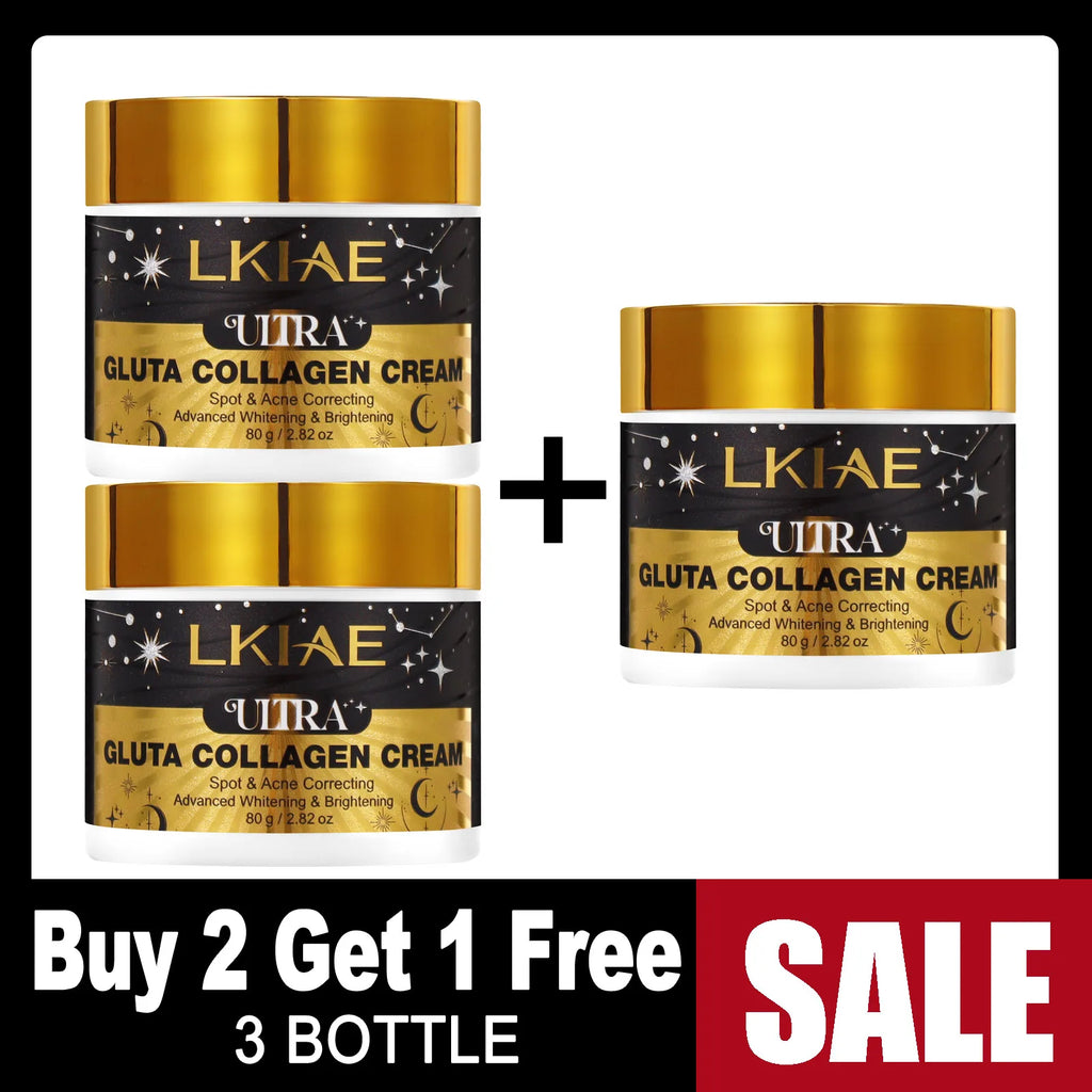 LKIAE Ultra Glutathione and Collagen Lighten Set, Moisturizer, Reduce Dark Spots, Improve Roughness, Leaving Skin Soft, Smooth