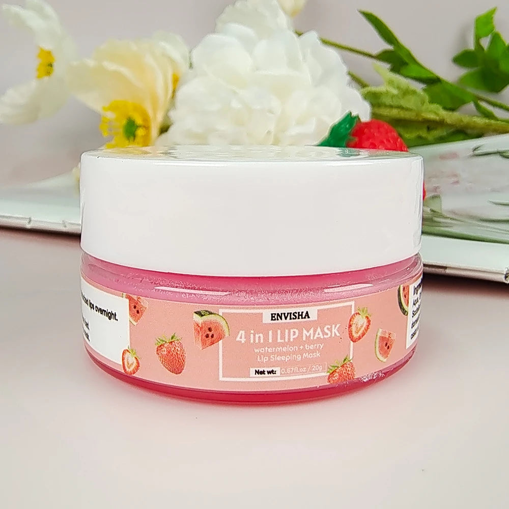 ENVISHA Beauty Health Exfoliating Lip Mask Skin Care Sleep Hydrated Maintenance Lip Scrub Cream Anti Drying Nourish Protect