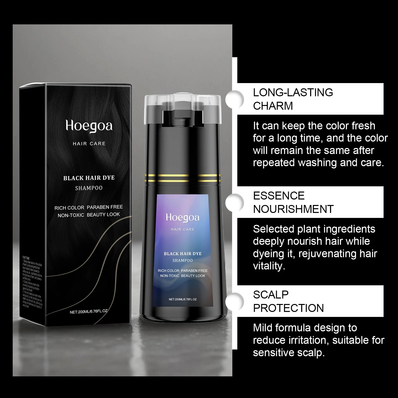 Hair Care Shampoo Series DIY Trendy Bright Long-Lasting Color Gentle Hair Nourishing and Smooth