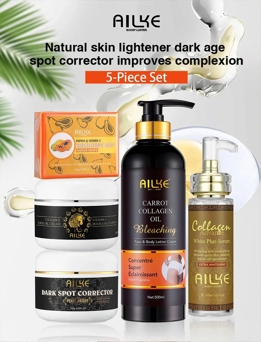 Collagen Brightening Skin Care Set — Whitening & Radiance Boost for Women - Health and wellness