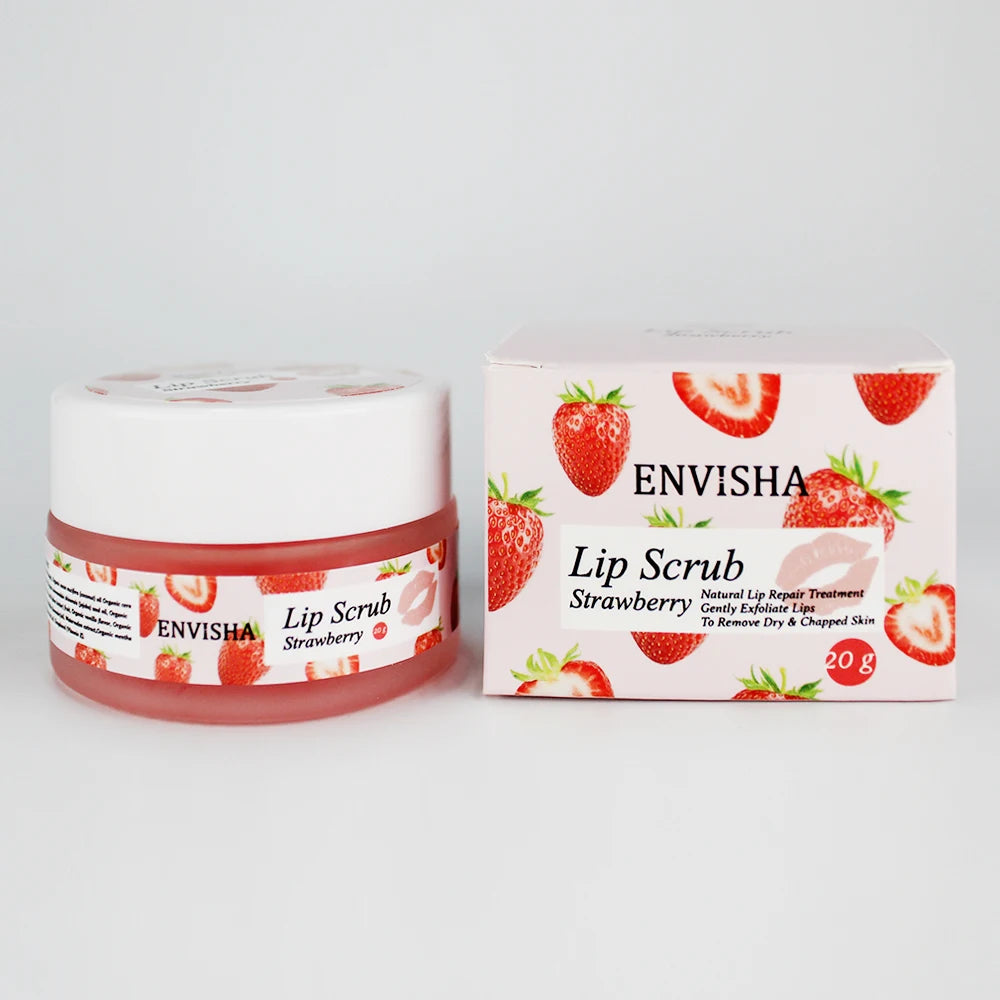 ENVISHA Beauty Health Exfoliating Lip Mask Skin Care Sleep Hydrated Maintenance Lip Scrub Cream Anti Drying Nourish Protect