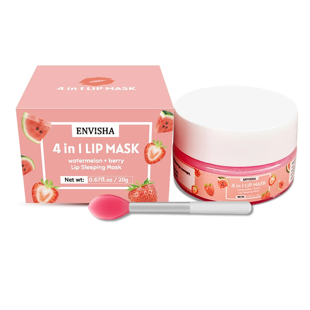 ENVISHA Beauty Health Exfoliating Lip Mask Skin Care Sleep Hydrated Maintenance Lip Scrub Cream Anti Drying Nourish Protect