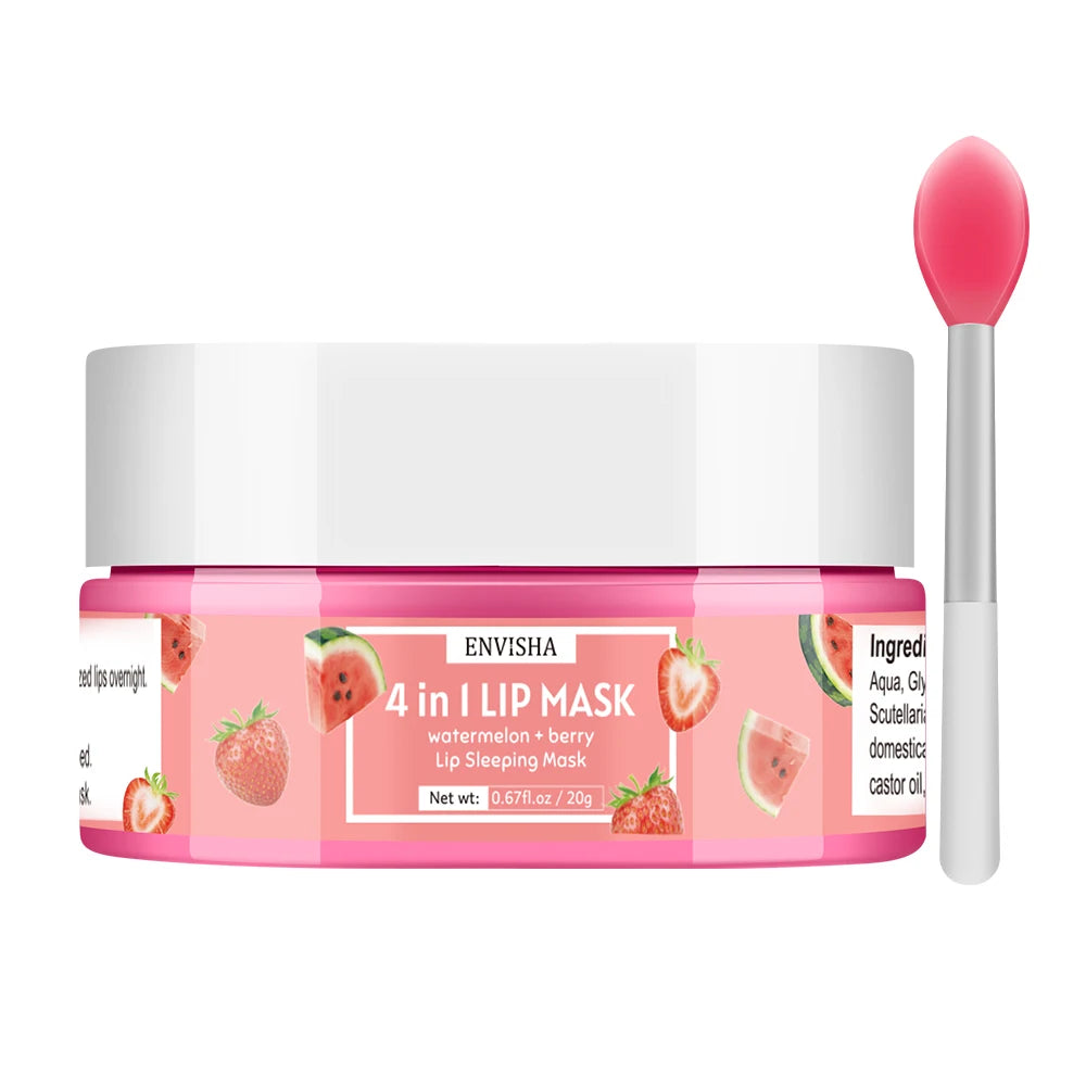 ENVISHA Beauty Health Exfoliating Lip Mask Skin Care Sleep Hydrated Maintenance Lip Scrub Cream Anti Drying Nourish Protect
