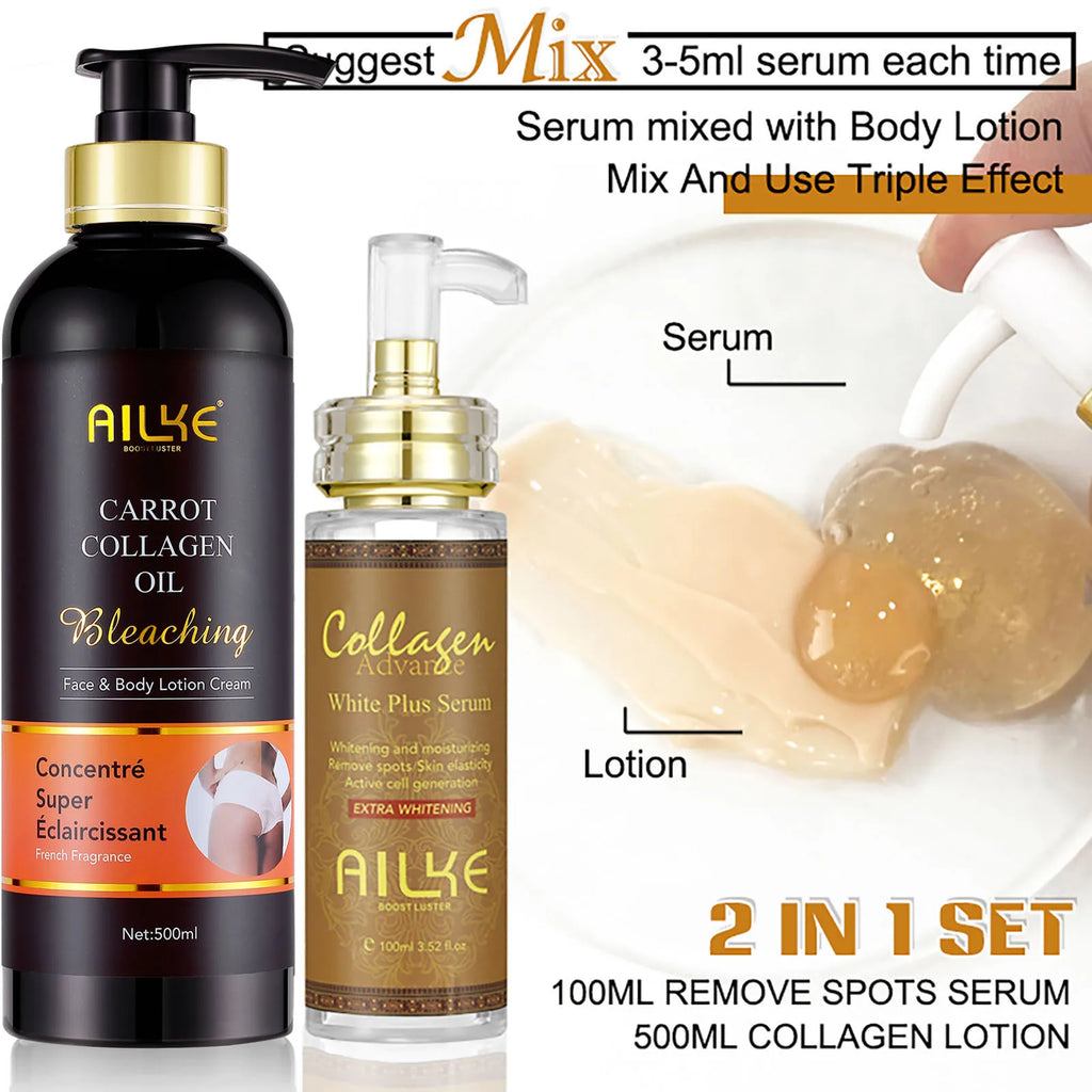 Collagen Brightening Skin Care Set — Whitening & Radiance Boost for Women - Health and wellness