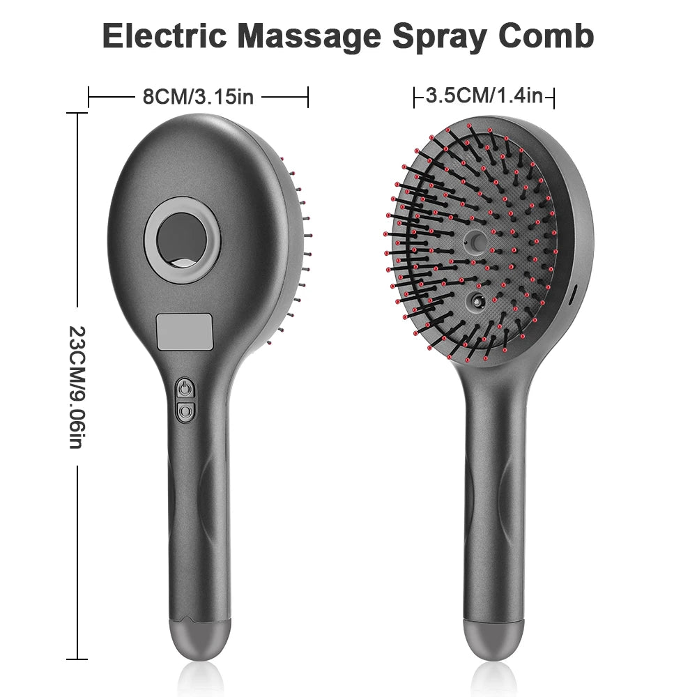 Hair Care Spray Massage Comb Red Light Scalp Massage Hairbrush Head Massager Hair Sprayer Atomizing Brush Hair Growth Comb