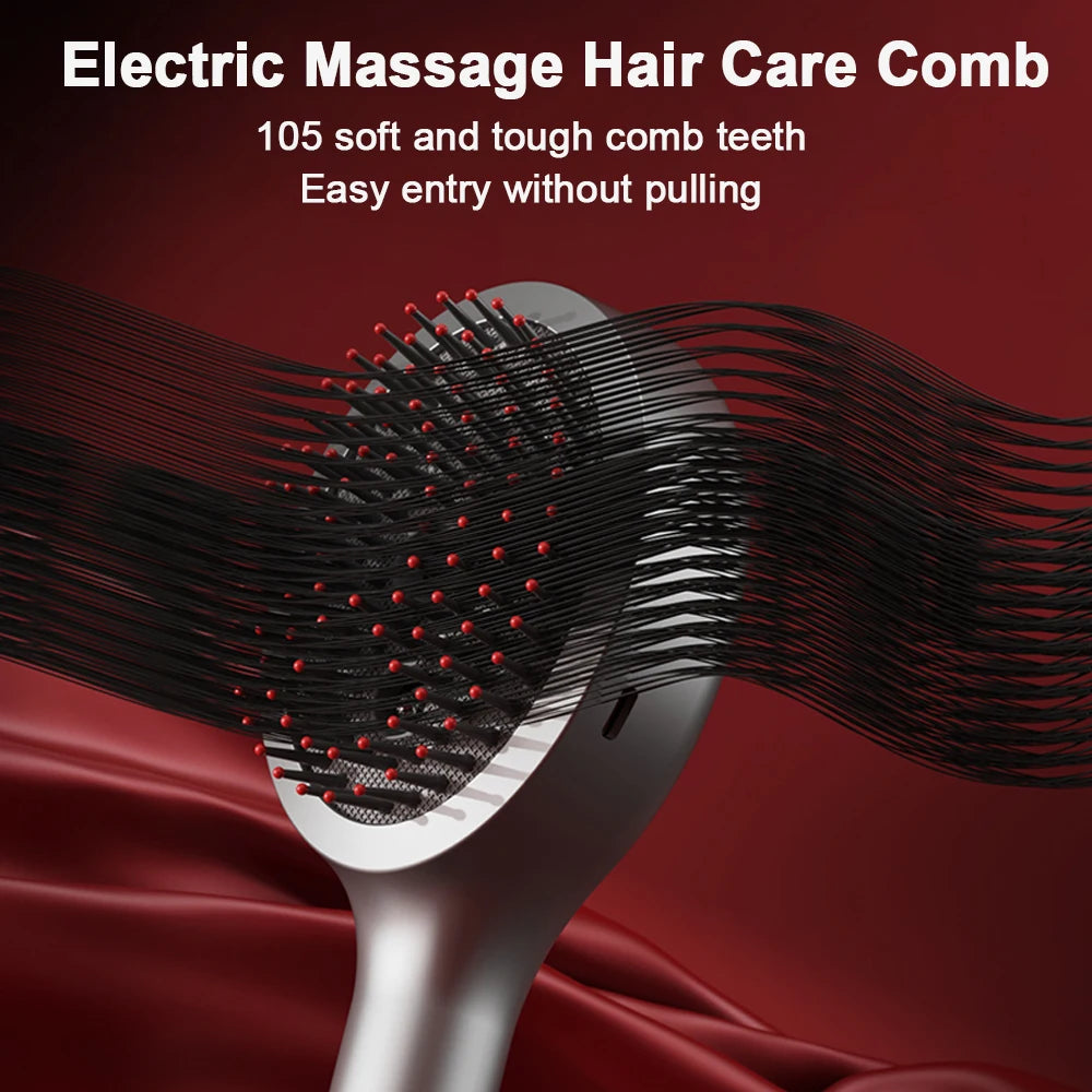 Hair Care Spray Massage Comb Red Light Scalp Massage Hairbrush Head Massager Hair Sprayer Atomizing Brush Hair Growth Comb
