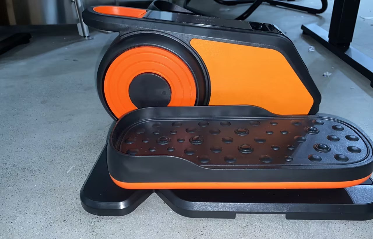 Under-Desk Elliptical — Quiet Mini Pedal Exerciser with 12 Speeds, Remote & LCD