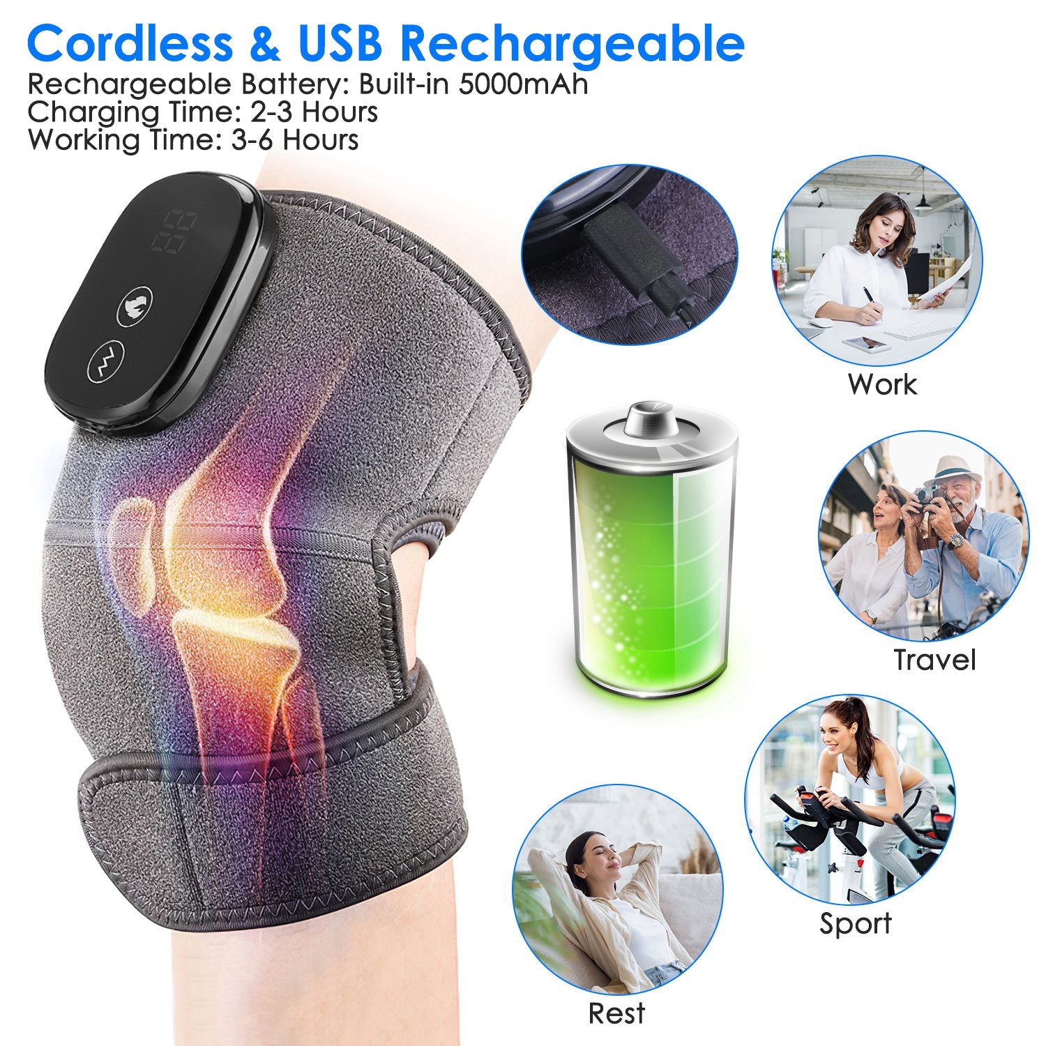3-in-1 Heated Joint Massager