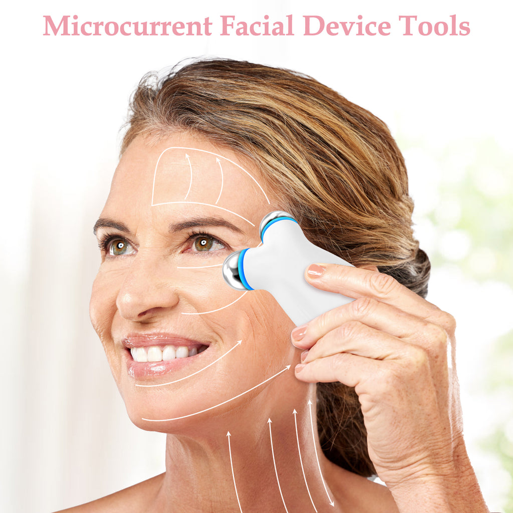 Microcurrent Facial Device — Anti-Aging Skin Toning Tool