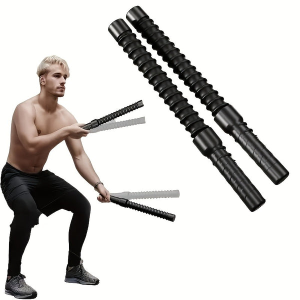 Stainless Steel Combat Training Sticks (Set of 2) — Strength & Muscle Builder
