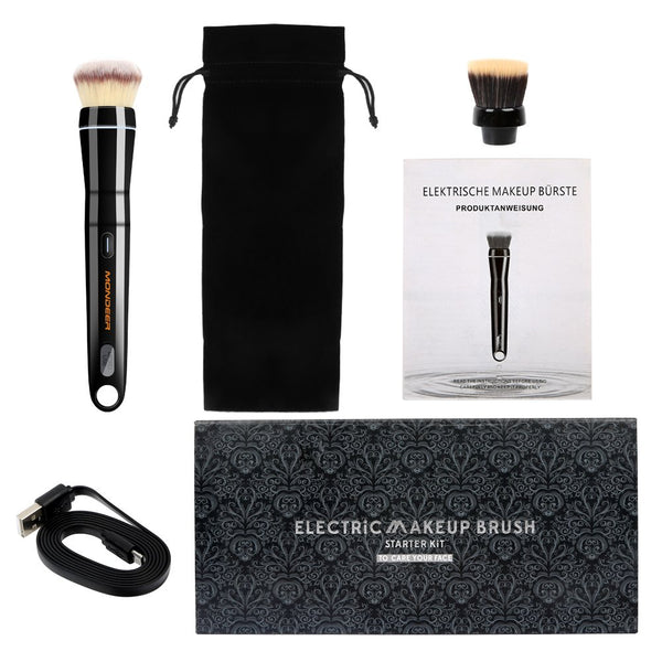 Electric Makeup Brush — Portable USB Rechargeable for Foundation, Blush & Contour