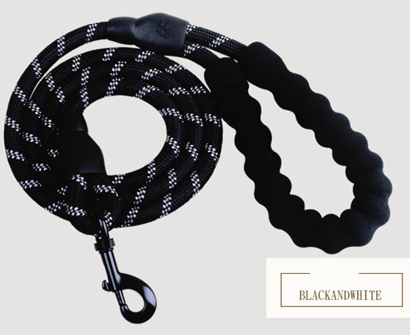 Reflective Nylon Dog Leash — For Small, Medium & Large Dogs