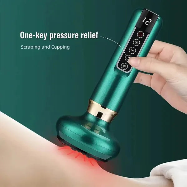 Electric Vacuum Cupping Massager | 12-Level Body Gua Sha