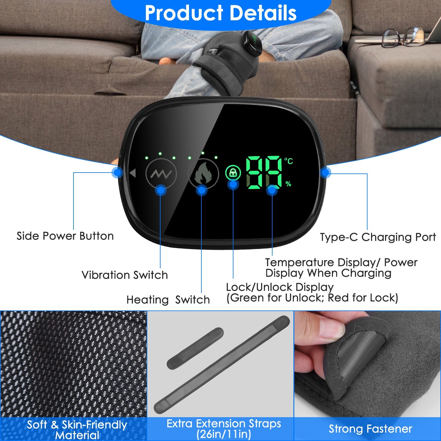 3-in-1 Heated Joint Massager