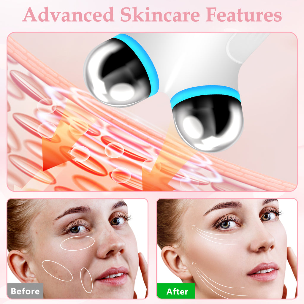 Microcurrent Facial Device — Anti-Aging Skin Toning Tool